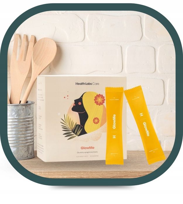 health labs glowme ananas-mango kolagen 5000 mg zdrowa piękna skóra 30 sasz