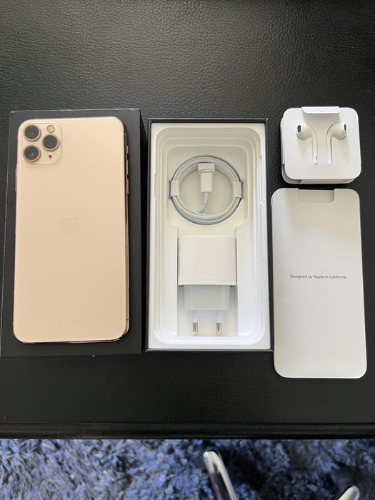 Cały Zestaw Iphone 11 Pro Max Gold 64GB Ładny Stan Polecam !!
