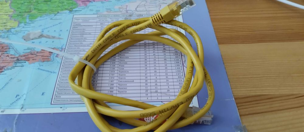 Провода інтернетовські  RJ-45 і HDMI