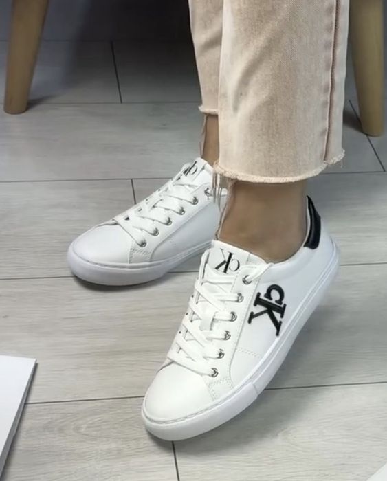 Кросівки Calvin Klein 36.5,37, 38, 38.5, 39 Оригінал! кеди жіночі білі
