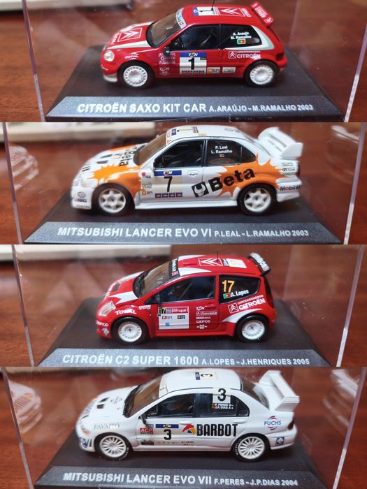 Miniaturas "Os Nossos Campeões de Rally Portugal"