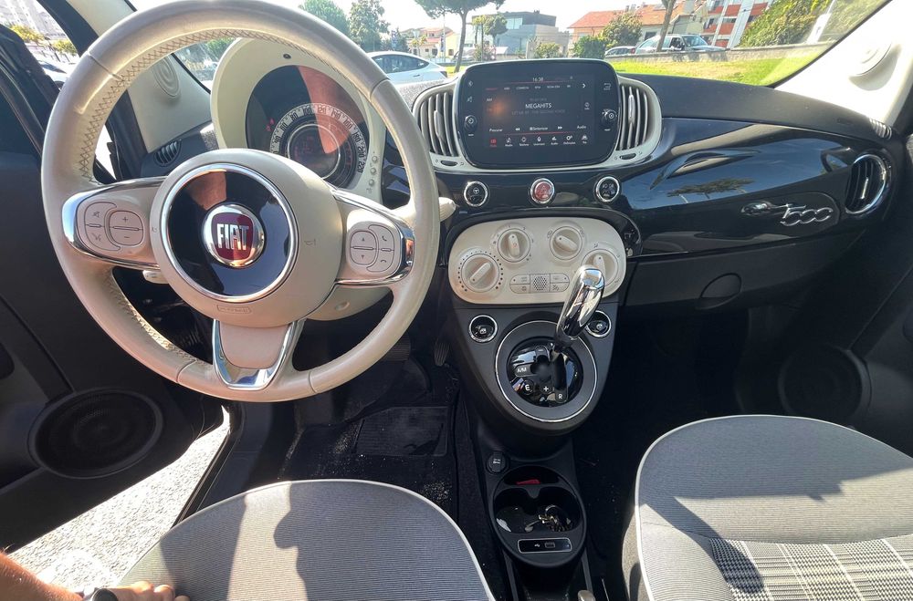 FIAT 500 2019 1.2cc 69cv Dualogic (cx automática) *** 60 000km *** NACIONAL