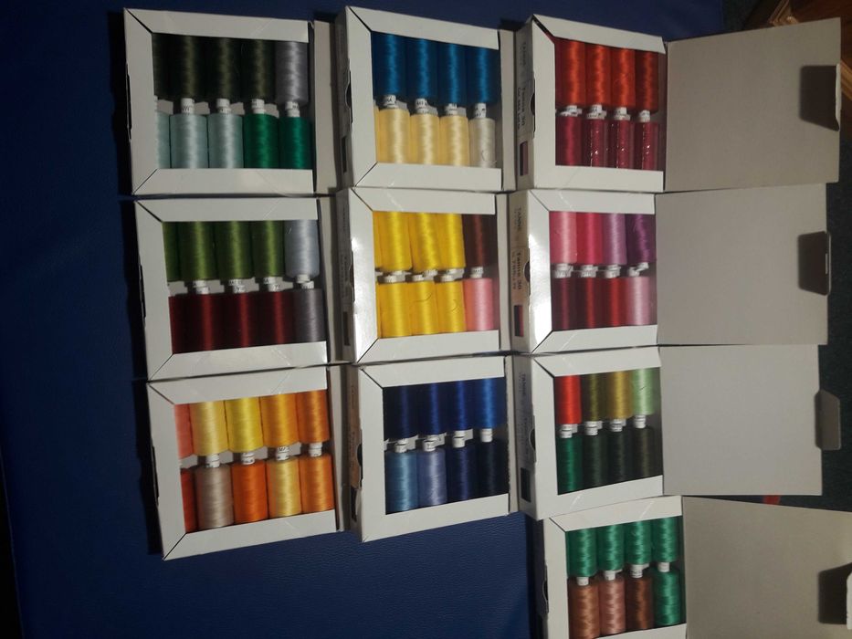 Нитки Мадейра для машинной вышивки хлопок