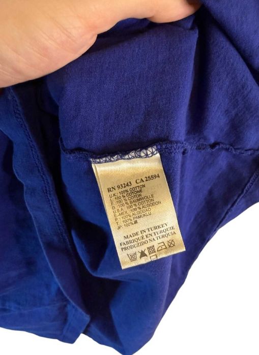 Koszulka diesel niebieska z dużym logiem xl L