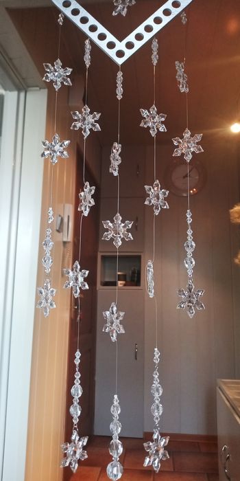 Łapacz snów ozdoba kryształki 116cm