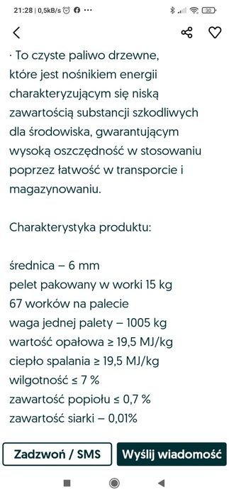 Super Okazja!!! Pellet dębowy
