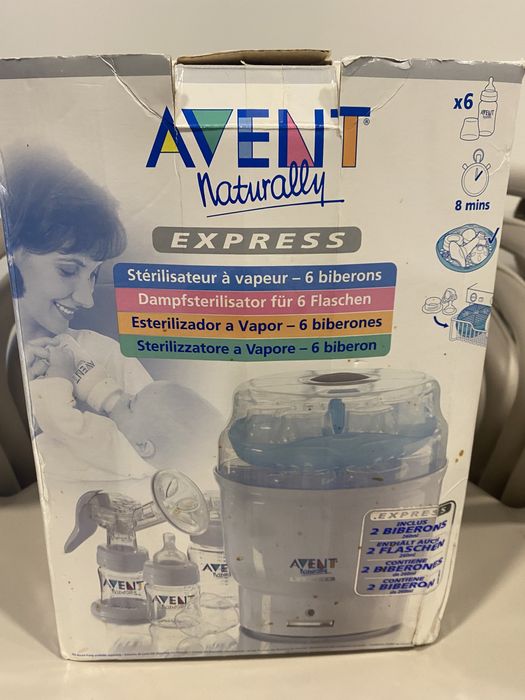Esterilizador a vapor da Avent