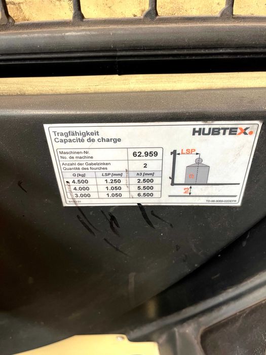 HUBTEX MQ60 Wózek widłowy