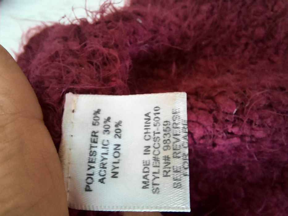 Кофта пушистая травка М 46 48 свитер