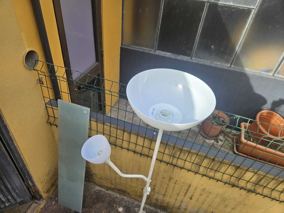 Candeeiro Branco Alto