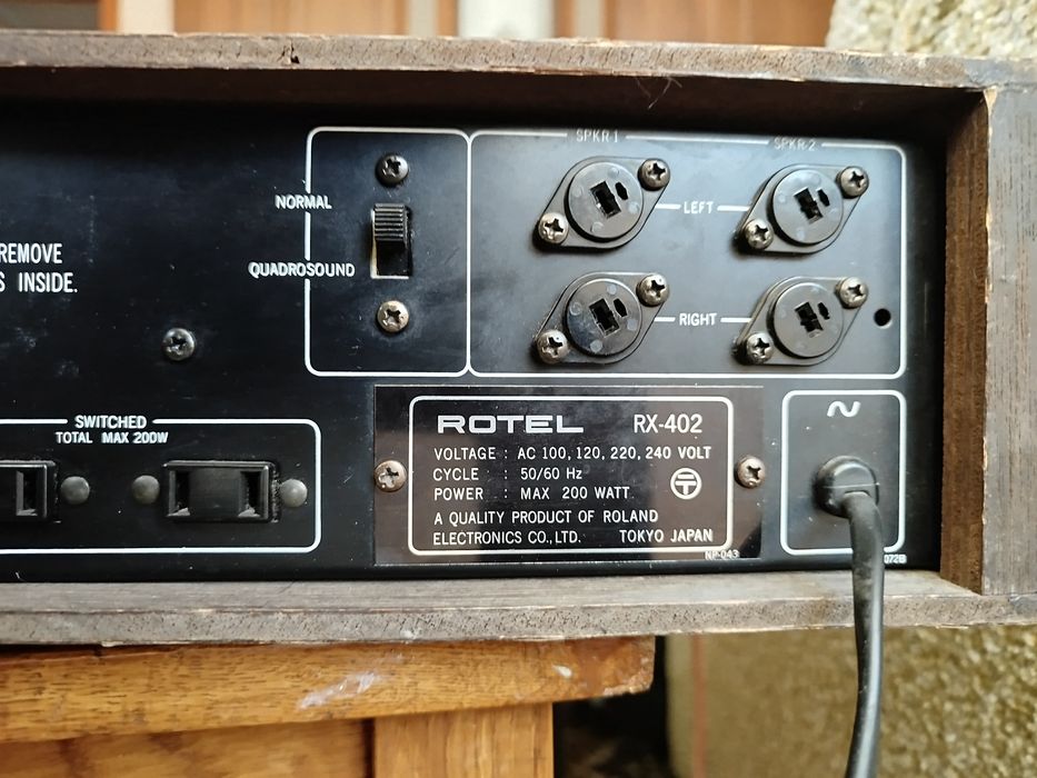 Вінтажний аналоговий Ресивер  Rotel  RX 402