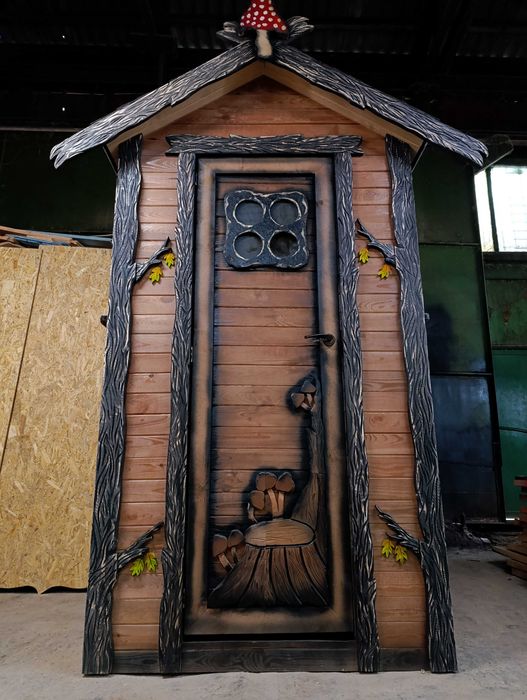 Туалет уличный Эксклюзивный! Дачный деревянный