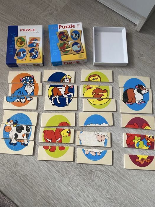 Деревяні пазли для найменших