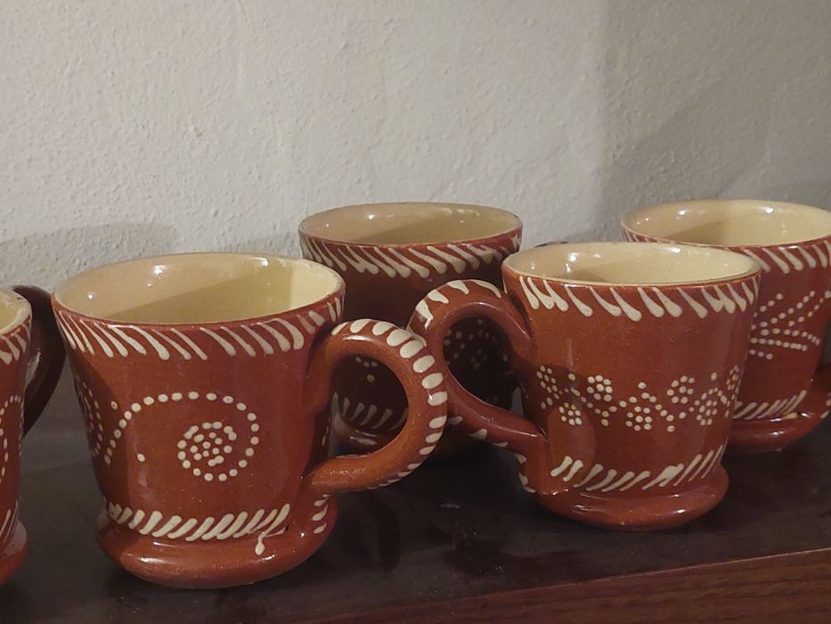 Conjunto 9 Canecas rústicas de beber