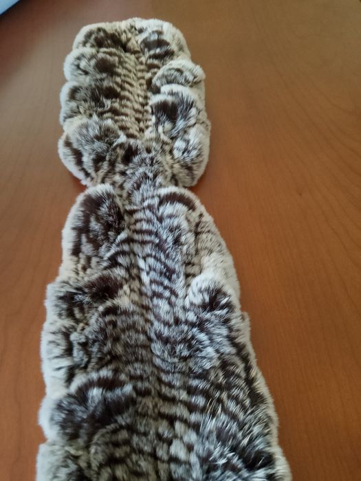 Gola imitação pelo de coelho