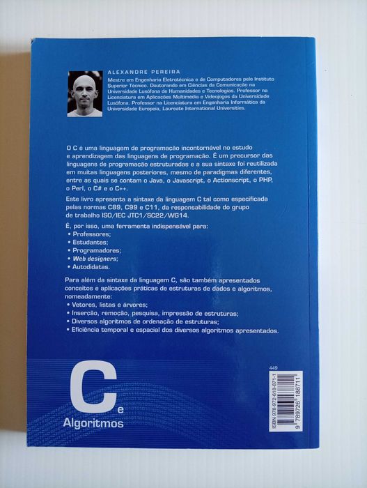 Livro "C e Algoritmos", de Alexandre Pereira