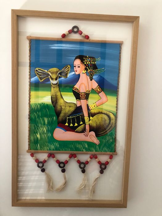 Pintura Oriental - Original em caixilho