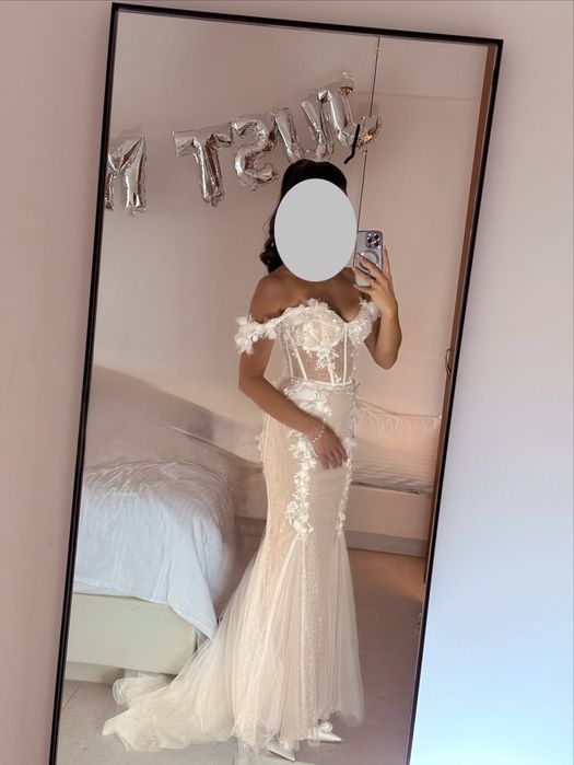 Suknia slubna Madonna Polina Rara Avis gorsetowa rybka syrenka