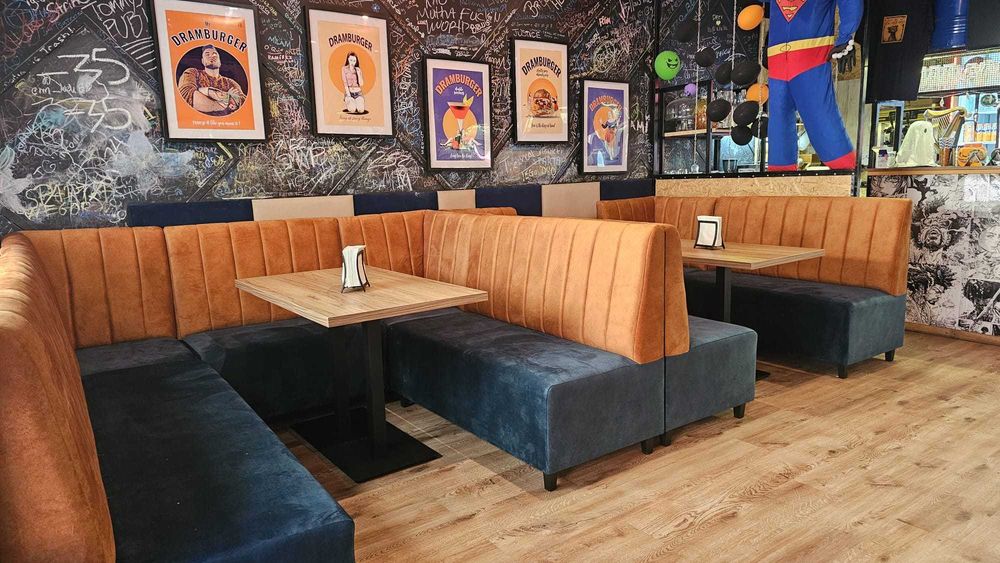 Loże barowe, loża barowa, kanapy sofy do klubu restauracji baru lokalu PRODUCENT