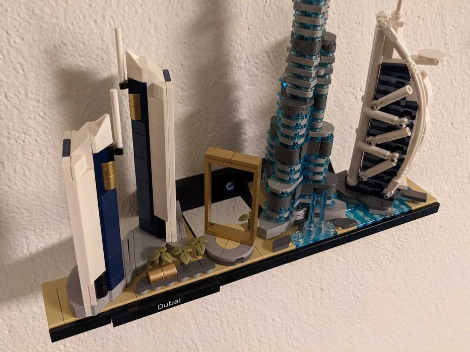 Uchwyty Ścienne na różne Miasta z LEGO Architecture