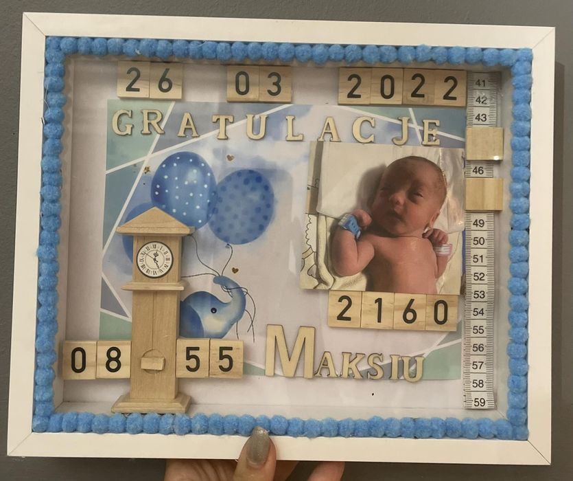 Metryczka ze zdjęciem