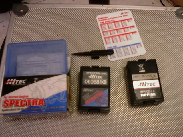 comando hitec optic 6 -35 mhz com modulo sintetizado