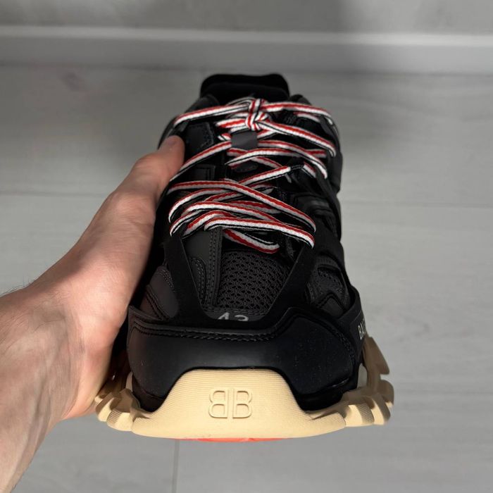 Balenciaga Track Black/Red/Cream