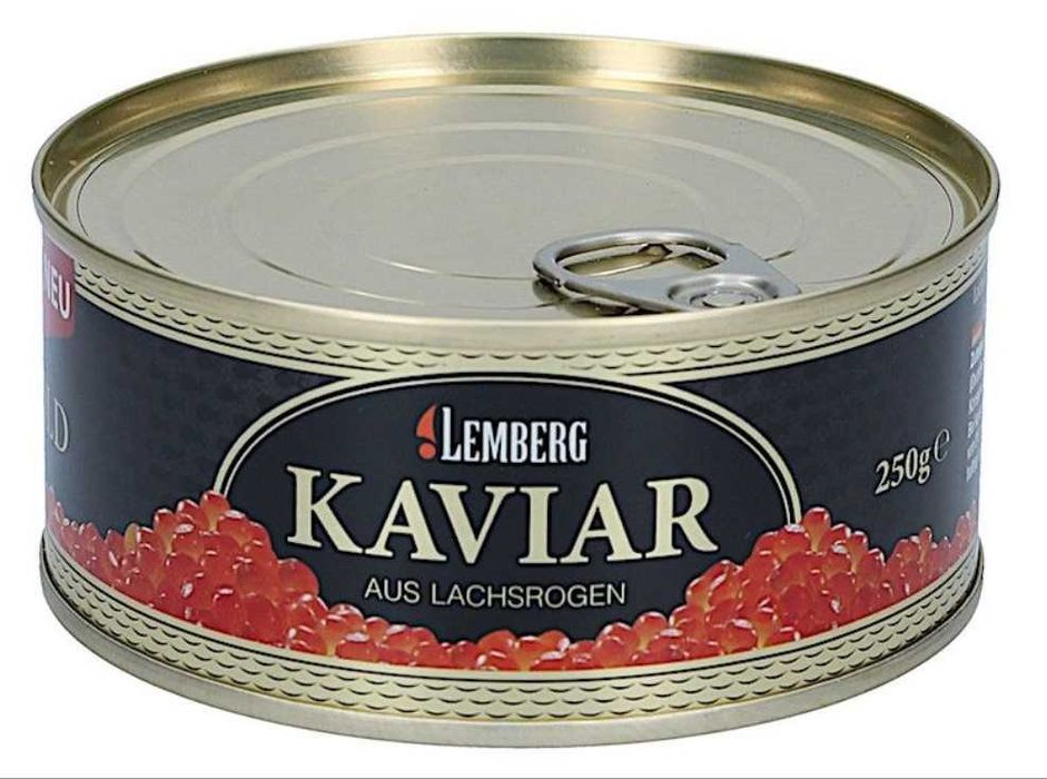 Ікра червона горбуші ТМ Лемберг, Німеччина, 300 грам.