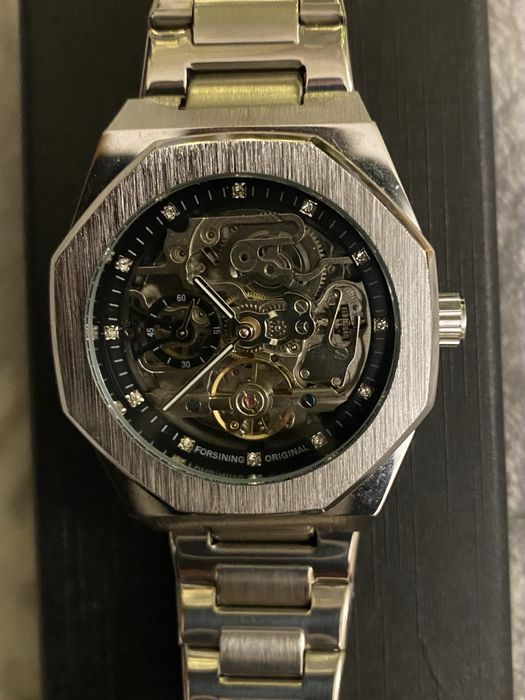 zegarek męski forsining original – automat skeleton – limited edition
