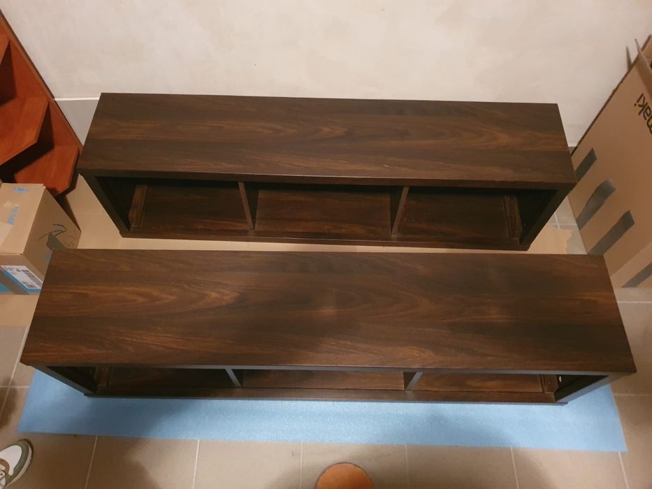 Dwie szafki, półki, nowe BRW