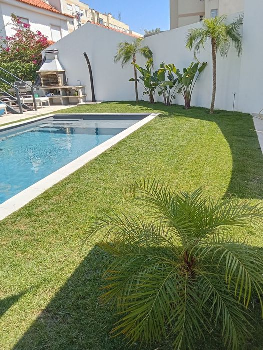 Corte de erva e limpeza