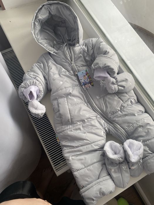 Зимовий комбінезон дитячий 86