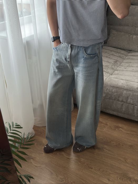 Baggy Balloon Fit Jeans berska Blue Широкі Джинси бершка Голубі Вошед SK8 Y2K Skater Loose Archive Opium Балун Фіт Беггі Бегги Джинсы jaded london