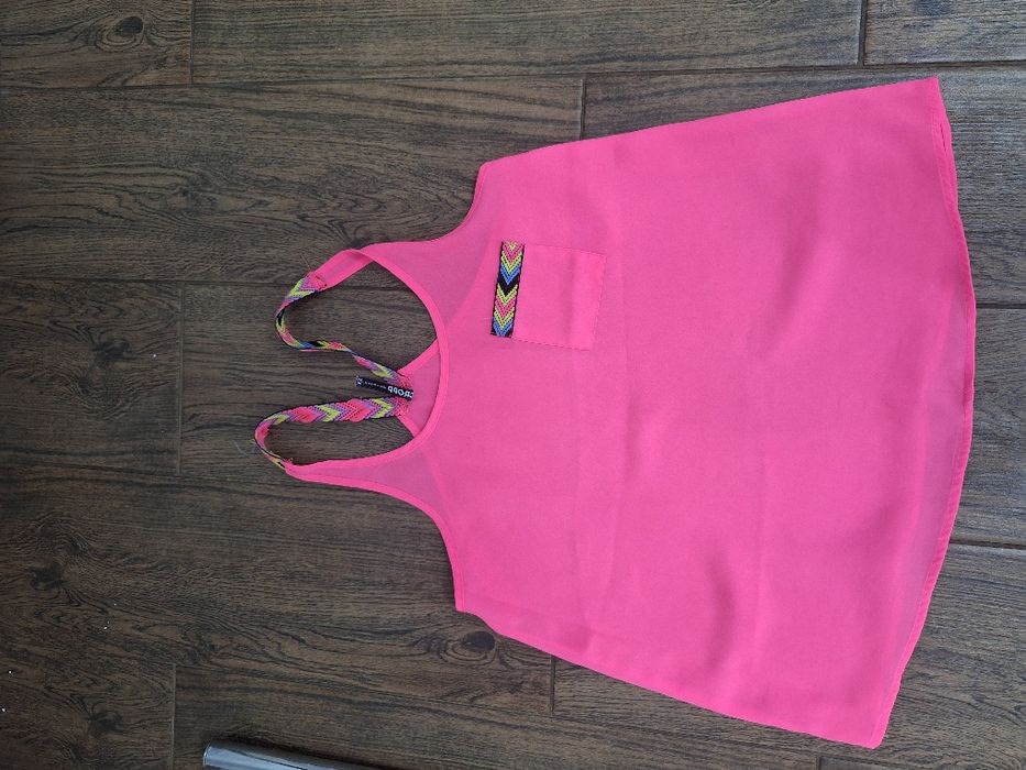 TOP neonowy S róż T-shirt