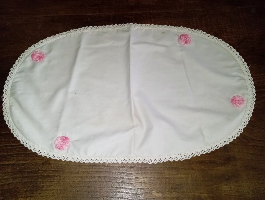 Conjunto Naperons Rendados Artesanais Vintage