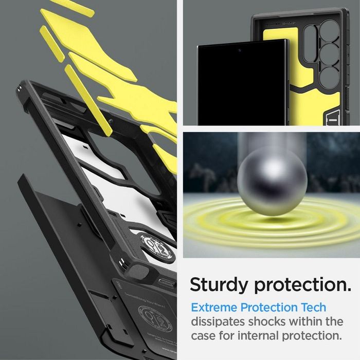 Spigen Futerał Tough Armor Do Samsung S24 Ultra Black