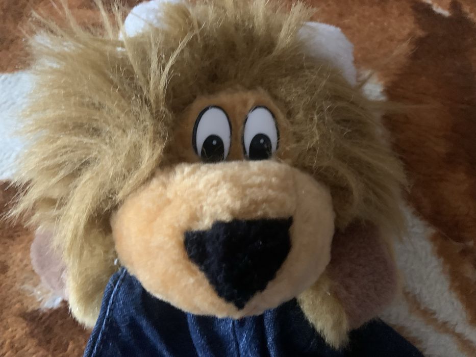 Fsjna maskotka/kukiełka lew - handmade