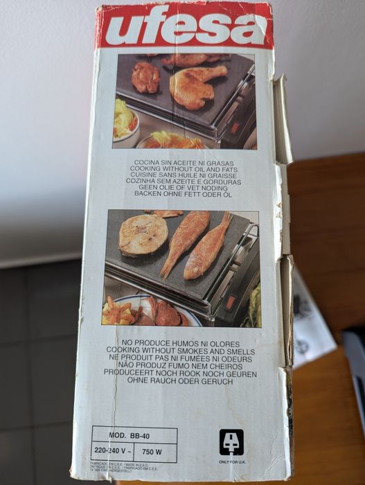 Equipamento para fazer bife na pedra
