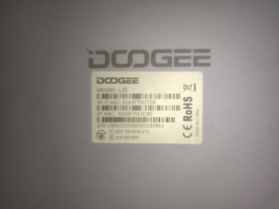 Tablet Doogee u9