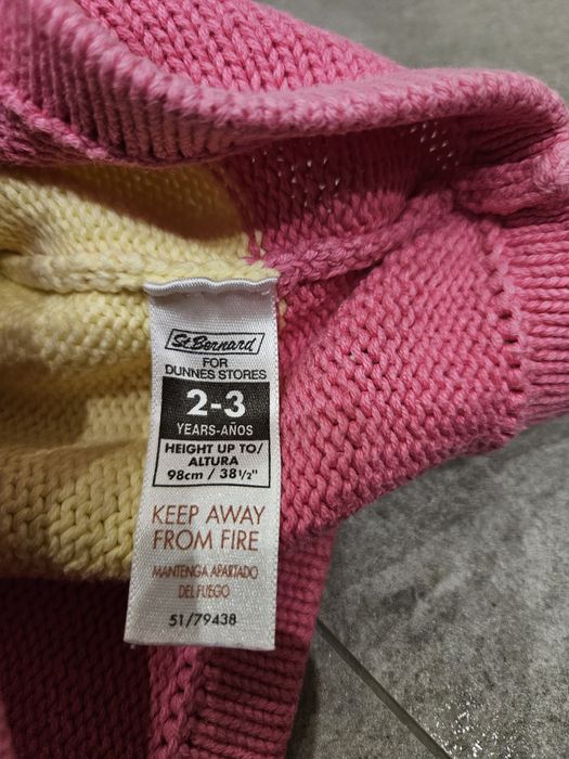 Sweterek dziewczęcy 2-3 lat