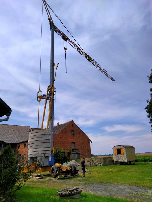 Wynajem najem żuraw wieżowy Dźwig Potain Igo 32 udźwig 4 tony