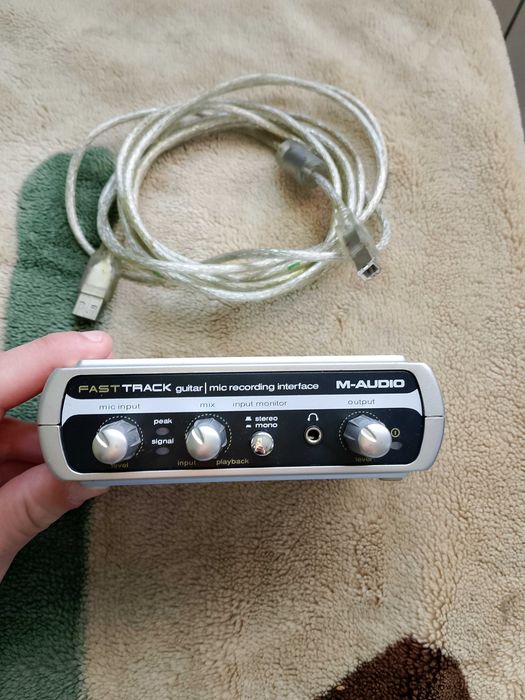 Interfejs gitarowy fast track m-audio