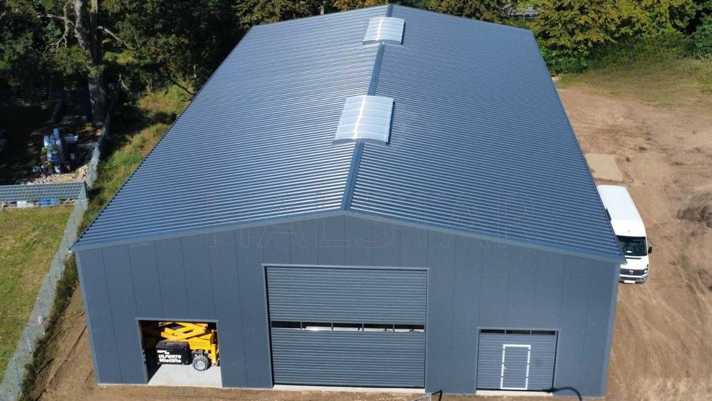 Izolowana Hala Stalowa 20x30x5m Magazynowa Produkcyjna Dostawa HALSTAR