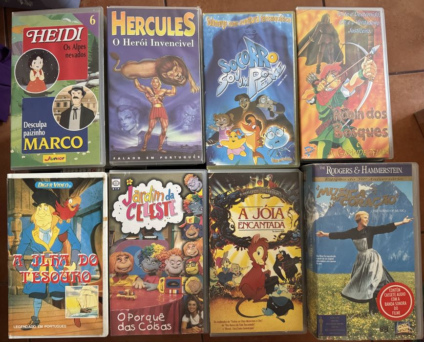 Vendo cassetes VHS
