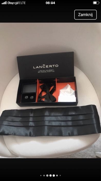 Akcesoria, zestaw smokingowy Lancerto.