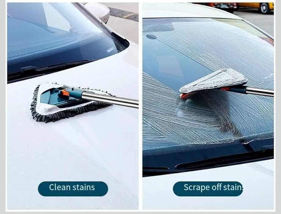 Obrotowy mop  360° z długim uchwytem regulowany, do okien, podłogi etc