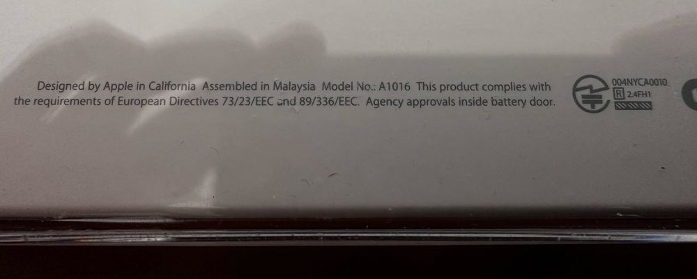 Apple keyboard (a1016) — перша ціна