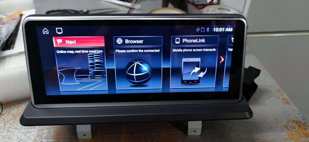 BMW Série 1 E81 E82 E87 E88 Rádio Android CCC CarPlay iDrive GPS