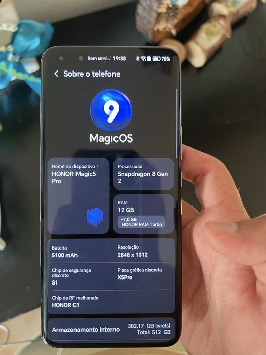 Vendo Honor Magic 5 Pro - 12GB Ram - 512GB