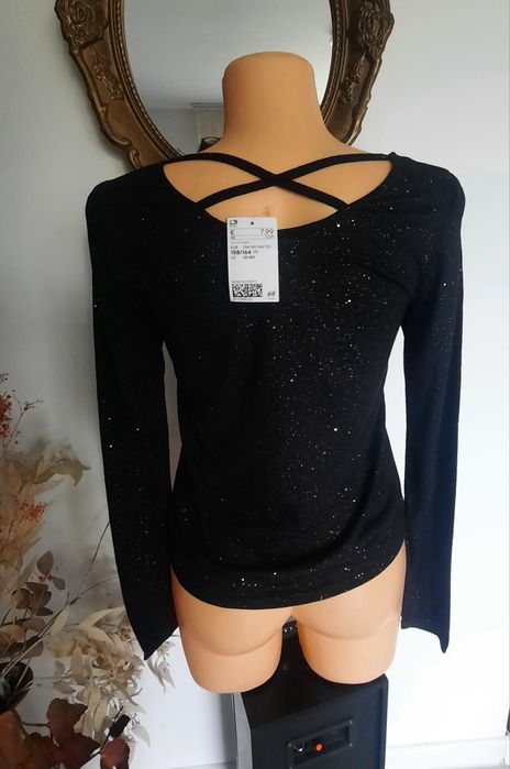 Bluzka brokatowa- H&M
